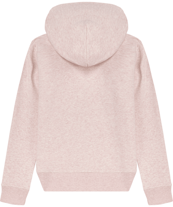 Sweat shirt zippe enfant stanley mini runner dos Cream Heather Pink
