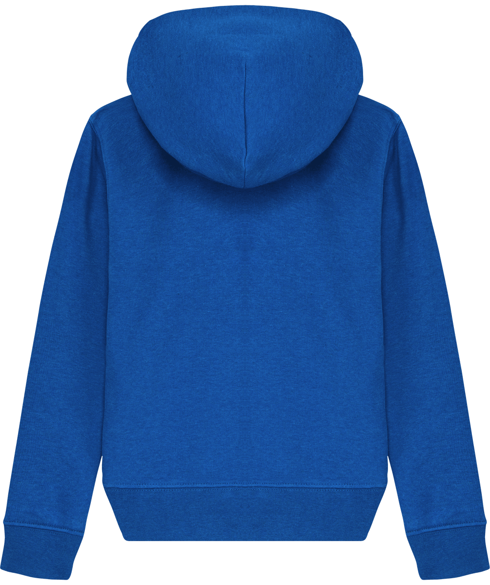 Sweat shirt zippe enfant stanley mini runner dos Mid Heather Royal Blue