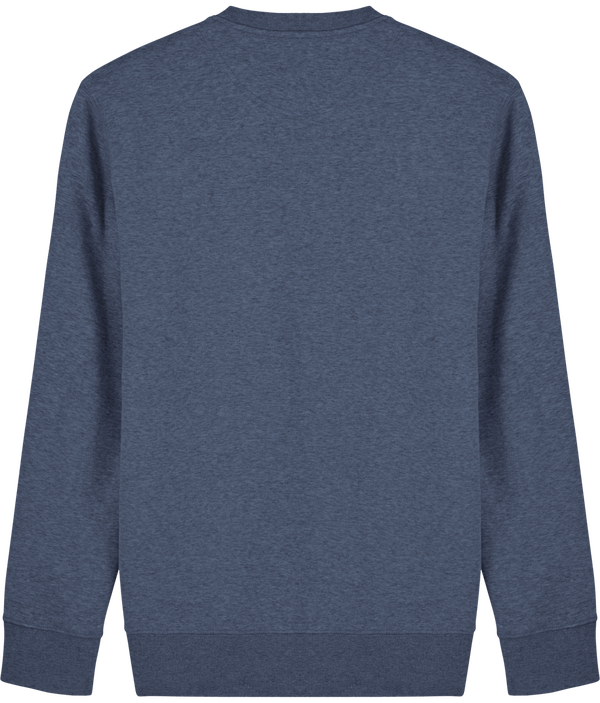 Sweat col rond unisexe 350gr stanley changer dos Dark Heather Blue