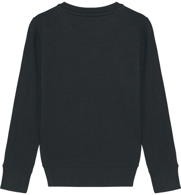 Sweat col rond enfant 300 gr mini changer dos Black