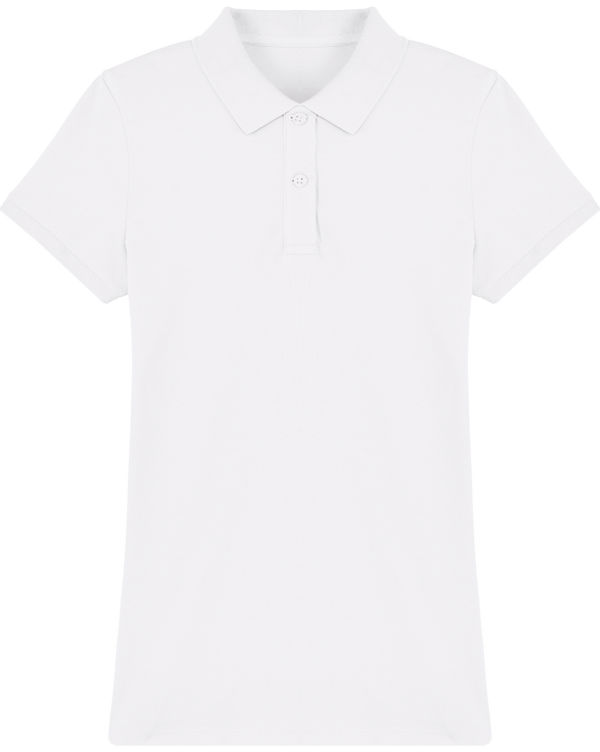 Polo femme bio stella devoter face White