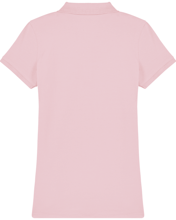 Polo femme bio stella devoter dos Cotton Pink