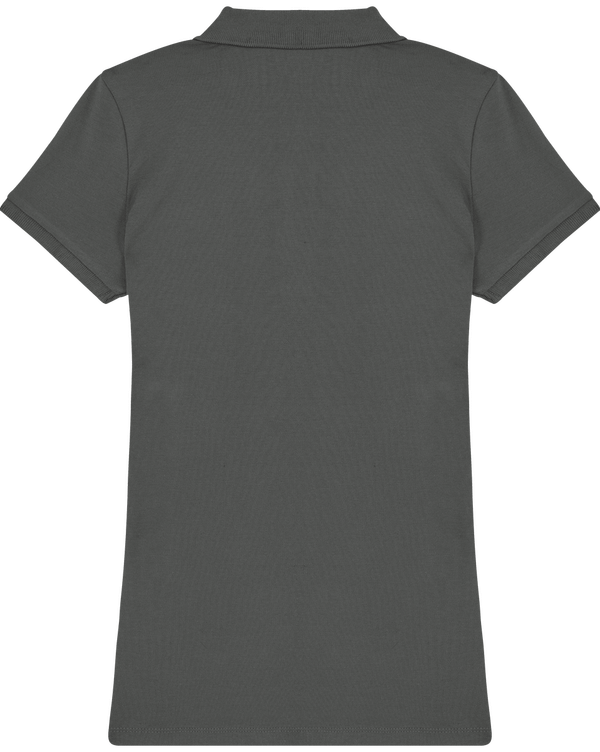 Polo femme bio stella devoter dos Anthracite