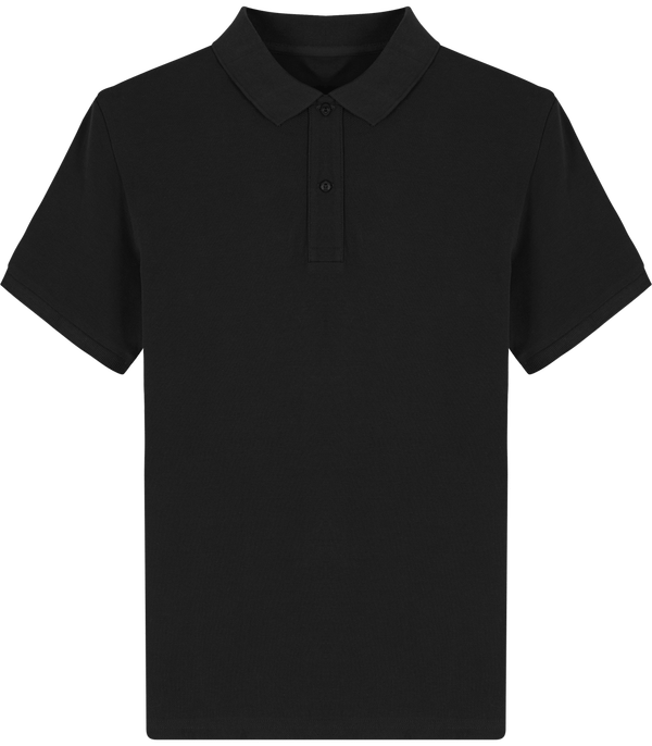 Polo homme bio stanley dedicator face Black