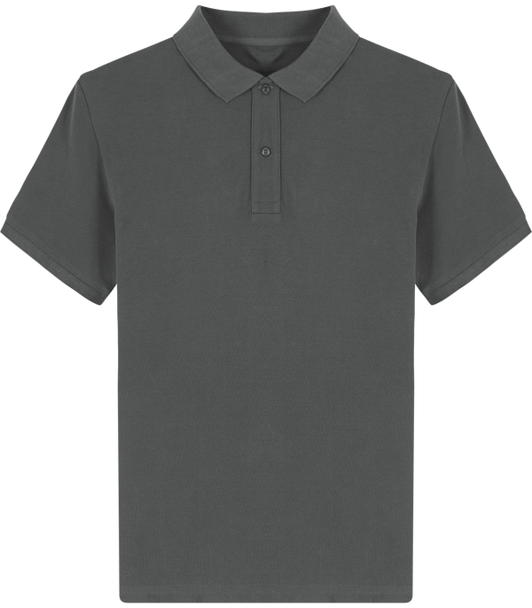 Polo homme bio stanley dedicator face Anthracite