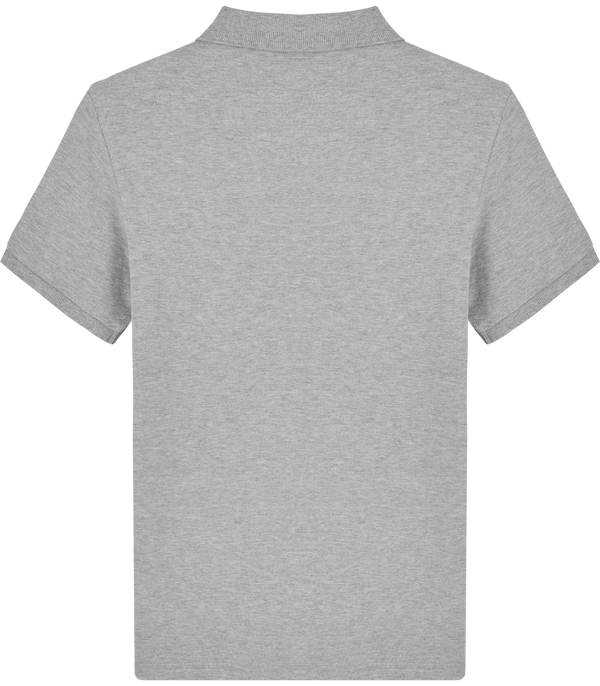 Polo homme bio stanley dedicator dos Heather Grey