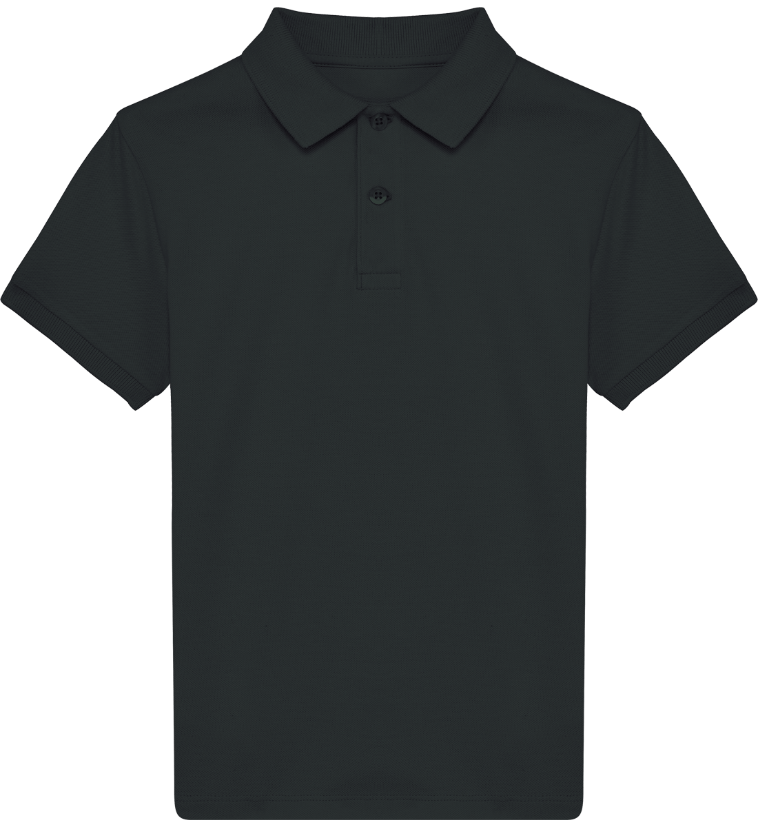 Polo enfant bio stanley mini sprinter face Black