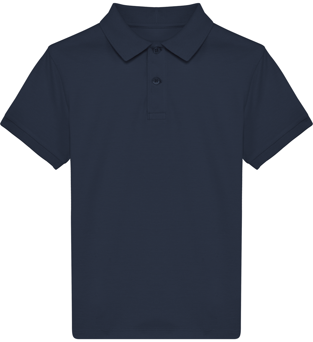 Polo enfant bio stanley mini sprinter face French Navy