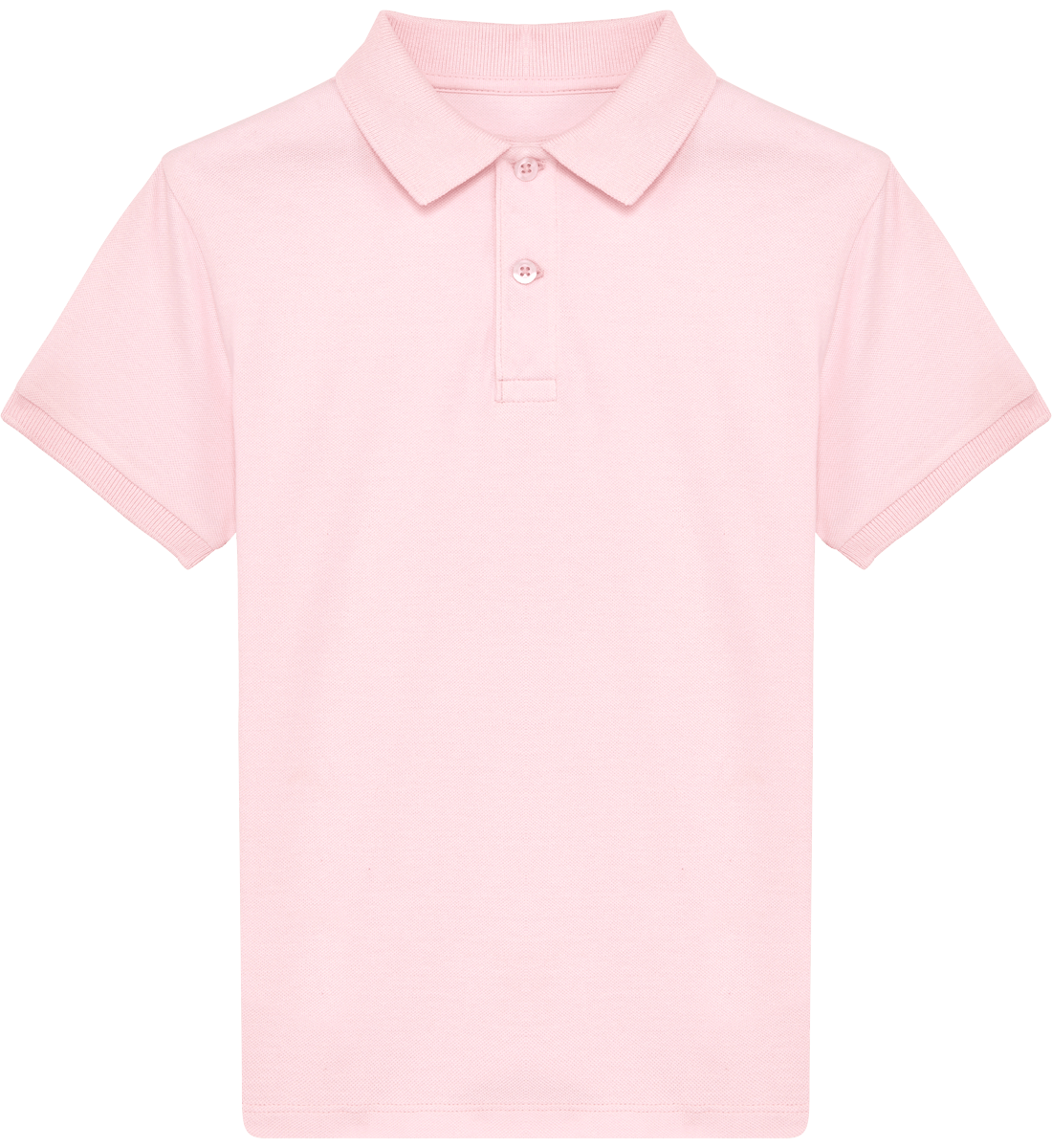 Polo enfant bio stanley mini sprinter face Cotton Pink