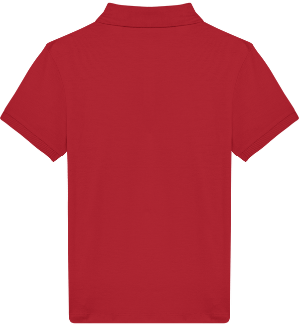 Polo enfant bio stanley mini sprinter dos Red