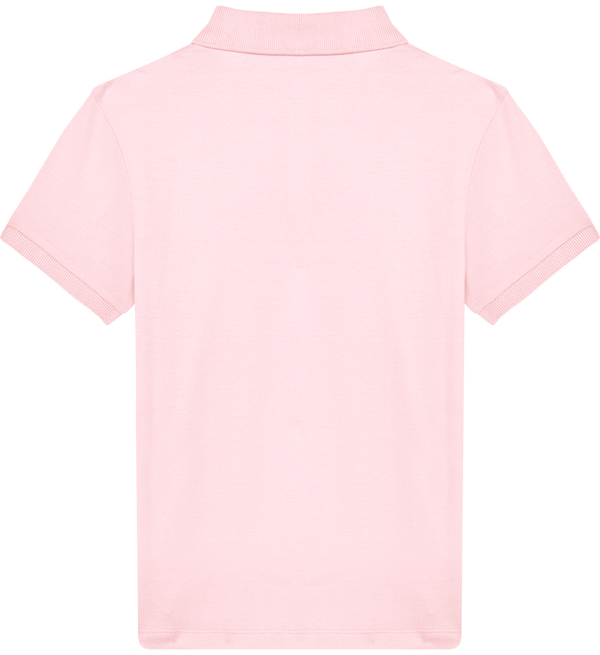 Polo enfant bio stanley mini sprinter dos Cotton Pink