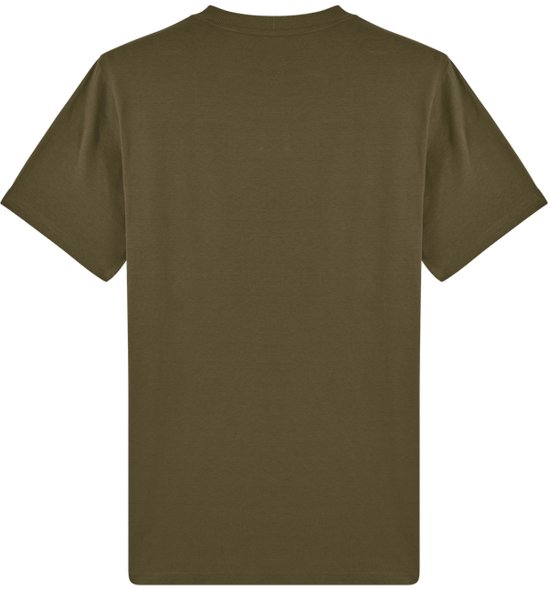 Tee shirt epais homme bio stanley sparker dos British Khaki