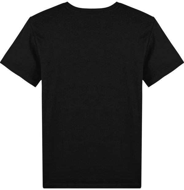 Tee shirt homme col v stanley presenter dos Black