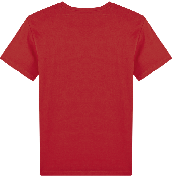Tee shirt homme col v stanley presenter dos Red