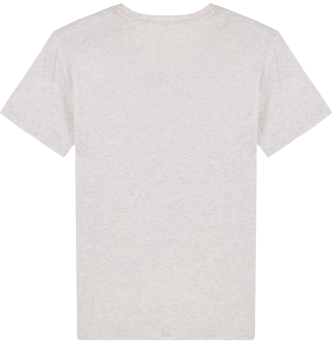 Tee shirt homme col v stanley presenter dos Cream Heather Grey