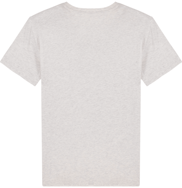 Tee shirt homme col v stanley presenter dos Cream Heather Grey