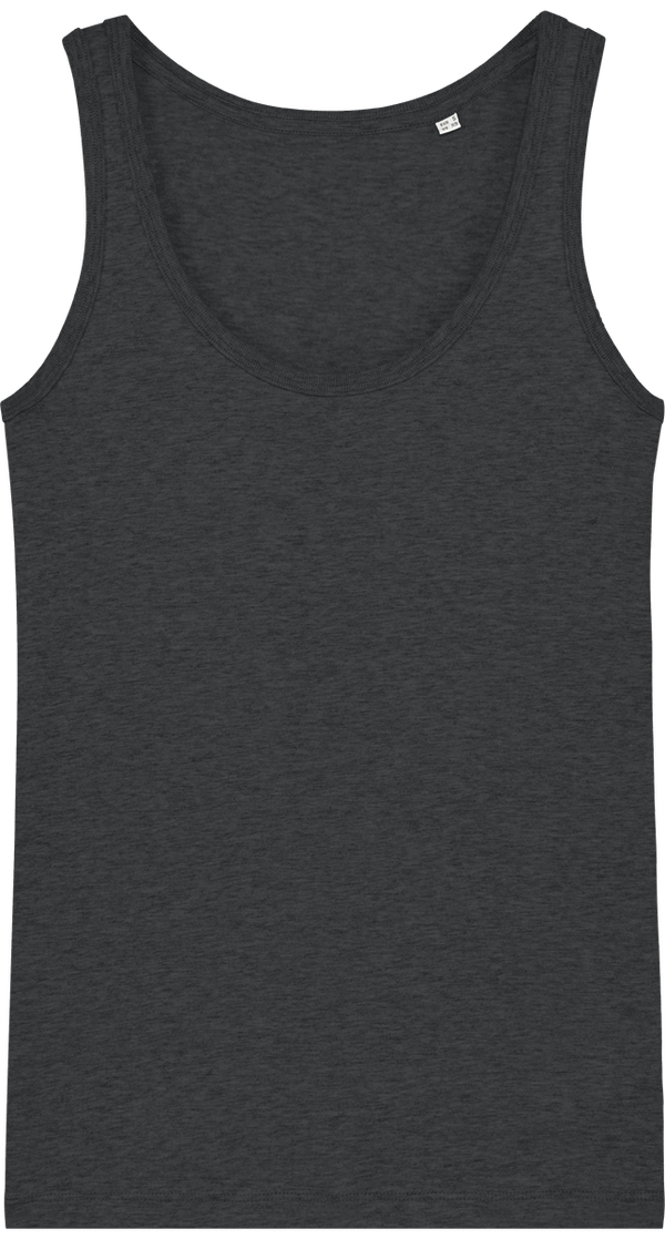 Debardeur femme stella dreamer face Dark Heather Grey