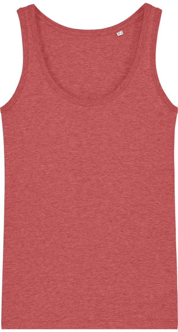 Debardeur femme stella dreamer face Mid Heather Red