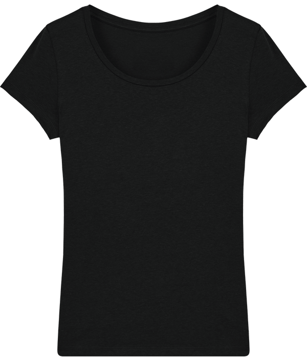 Tee shirt femme stella lover modal face Black