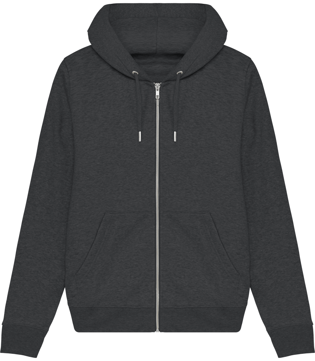 Sweat zip capuche femme stella editor face Dark Heather Grey