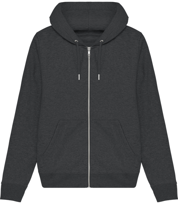 Sweat zip capuche femme stella editor face Dark Heather Grey