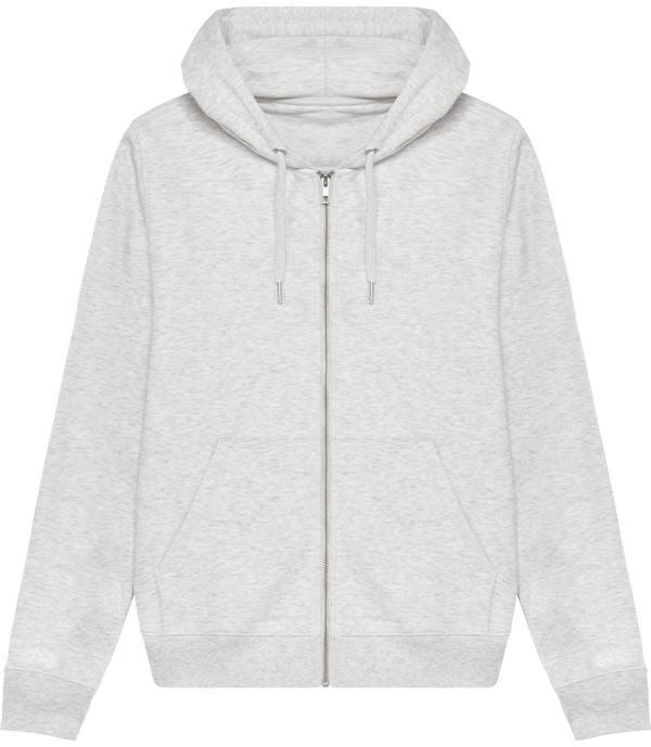 Sweat zip capuche femme stella editor face Heather Ash