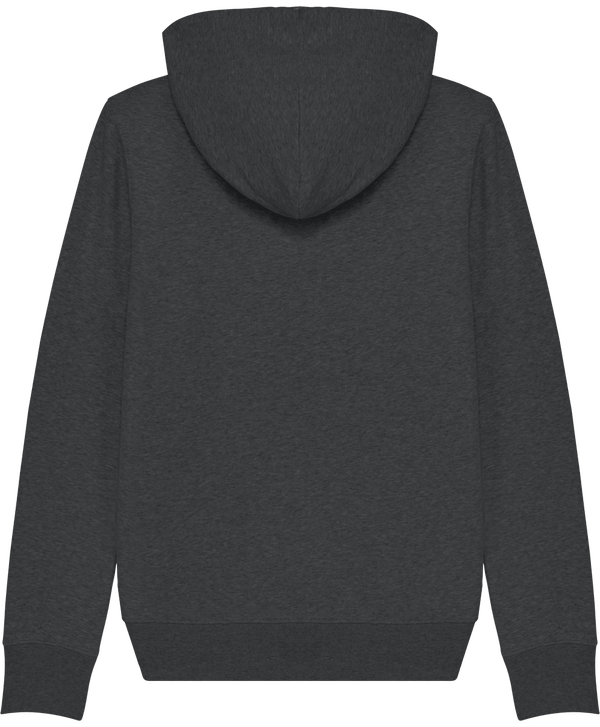 Sweat zip capuche femme stella editor dos Dark Heather Grey
