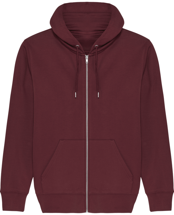 Sweat zip capuche homme stanley cultivator face Burgundy