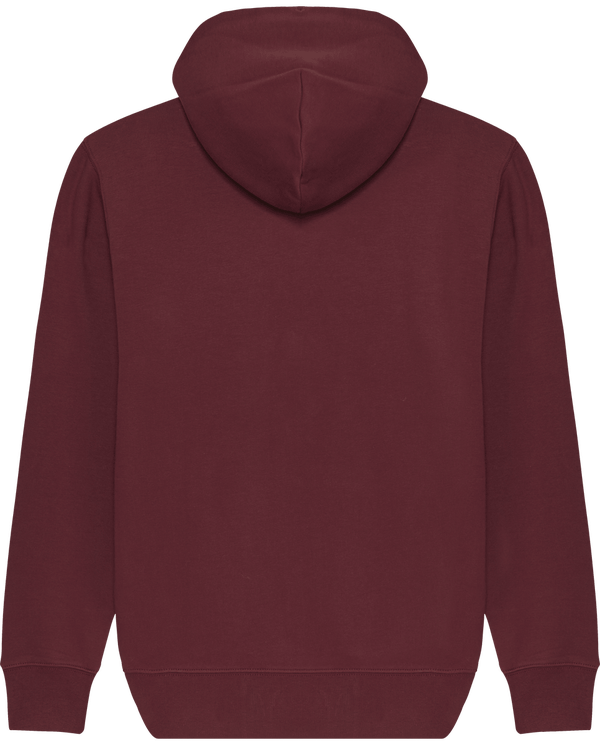 Sweat zip capuche homme stanley cultivator dos Burgundy