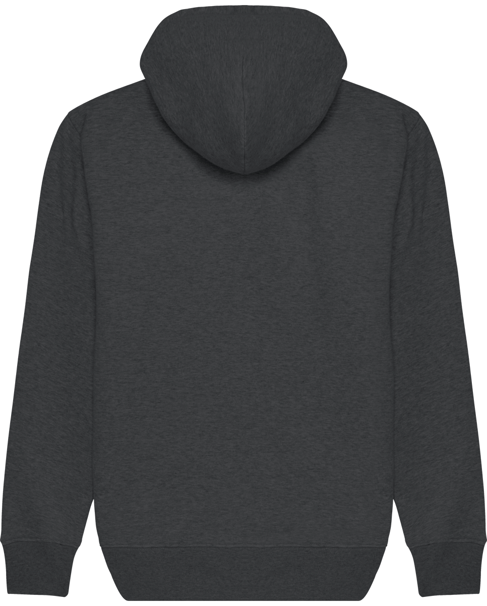 Sweat zip capuche homme stanley cultivator dos Dark Heather Grey