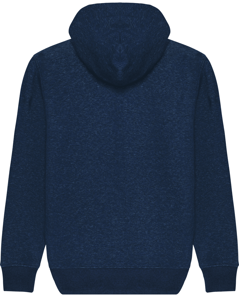 Sweat zip capuche homme stanley cultivator dos Black Heather Blue