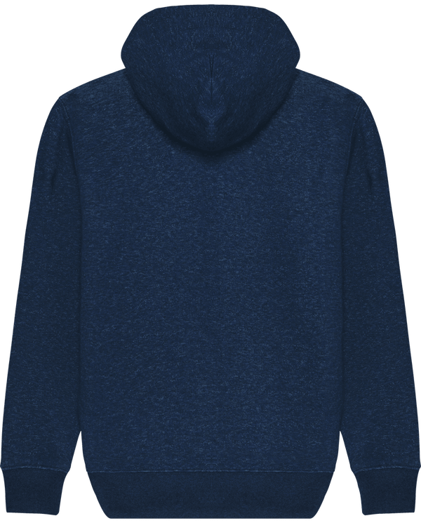 Sweat zip capuche homme stanley cultivator dos Black Heather Blue