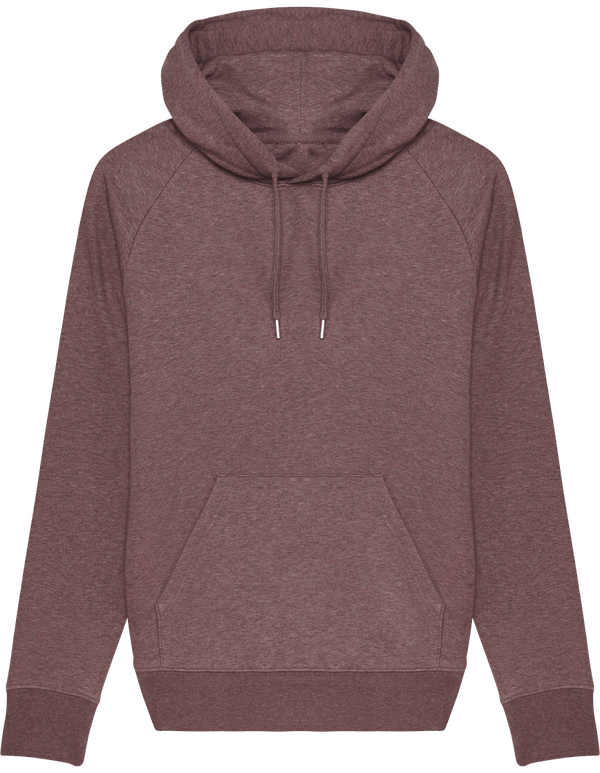 Sweat shirt homme stanley flyer face Black Heather Cranberry
