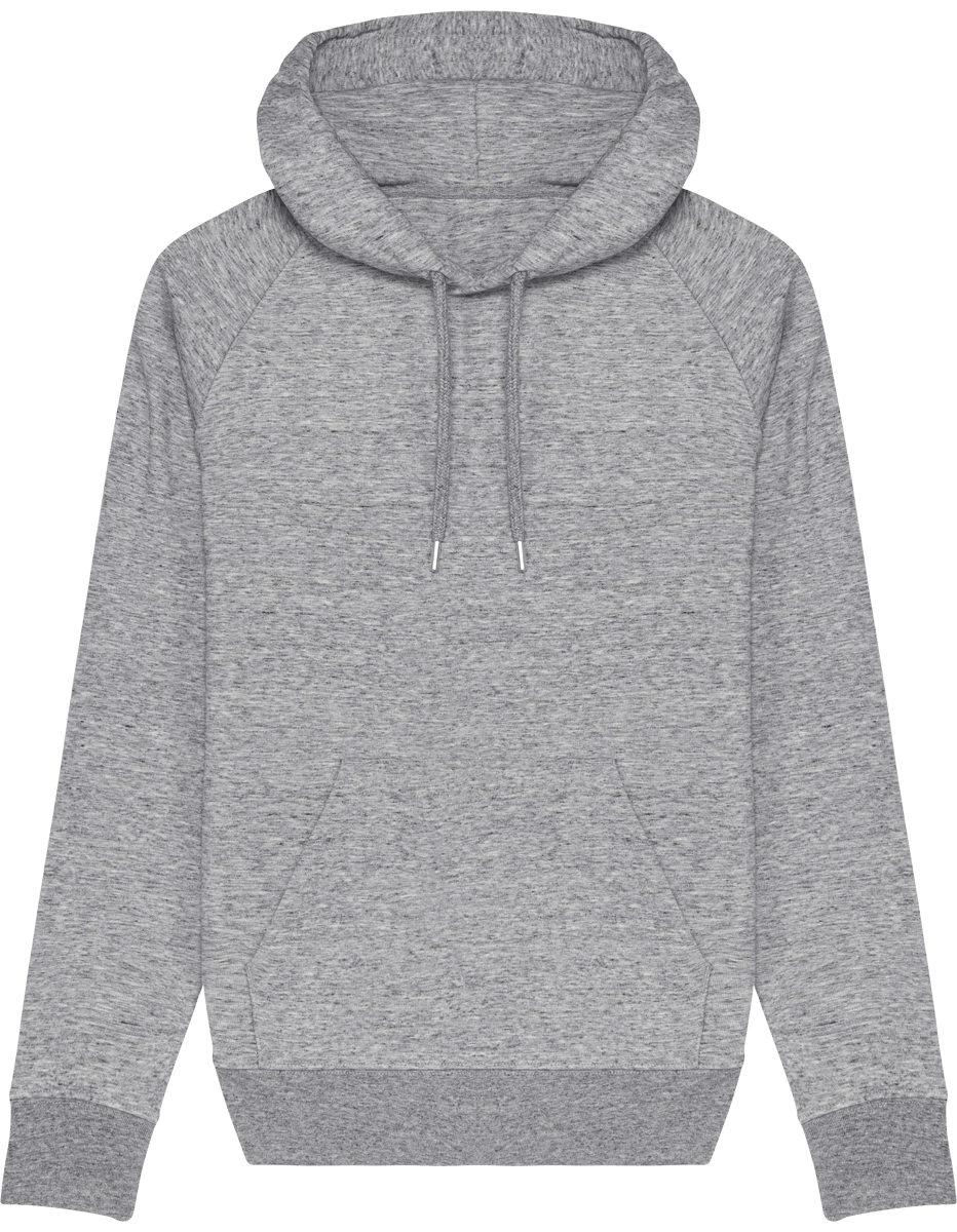 Sweat shirt homme stanley flyer face Slub Heather Grey