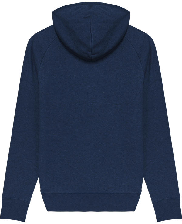 Sweat shirt homme stanley flyer dos Black Heather Blue