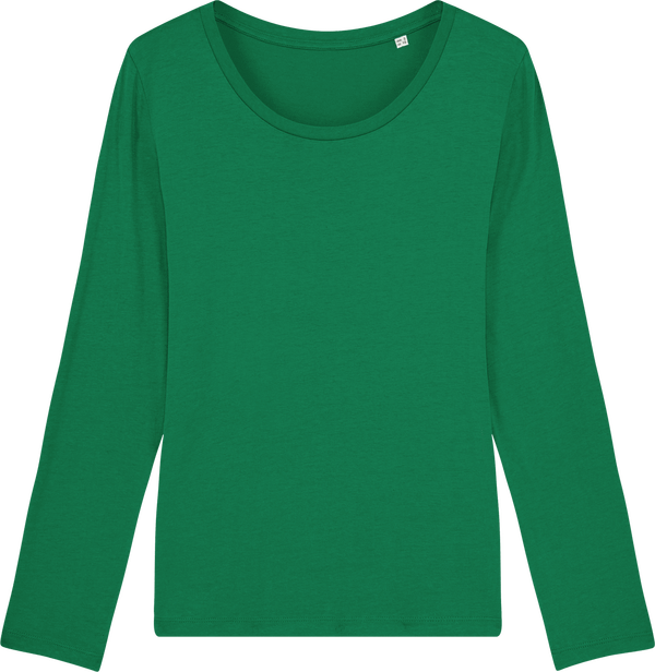 Tee shirt femme stella singer face Varsity Green