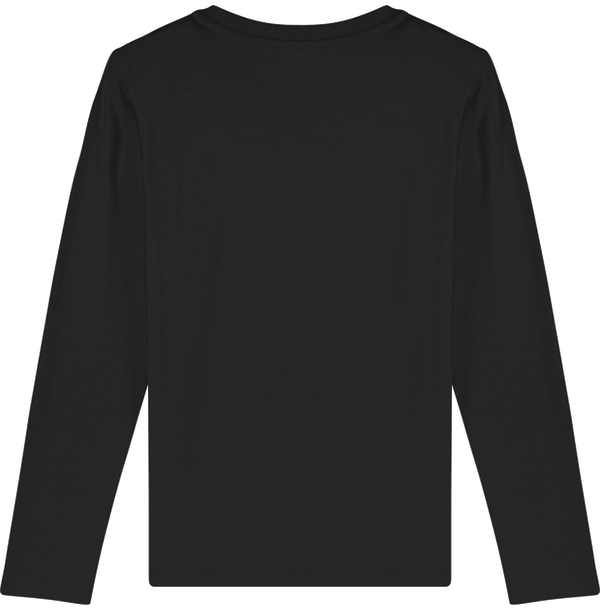 Tee shirt enfants manches longues mini hopper dos Black