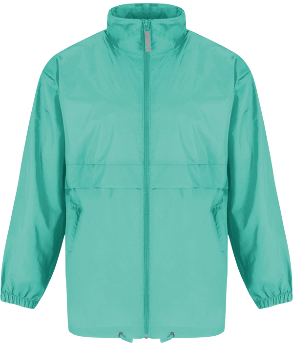 Very Practical Men's Windbreaker To Customize Pixel Turquoise