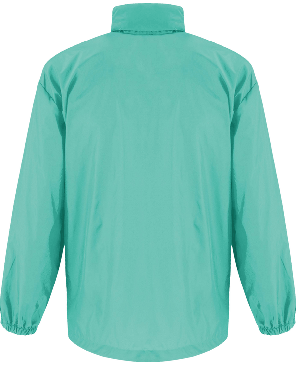 Coupe vent homme sirocco dos Pixel Turquoise