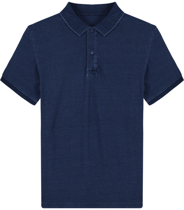 Polo homme stanley dedicator denim face Dark Washed Indigo