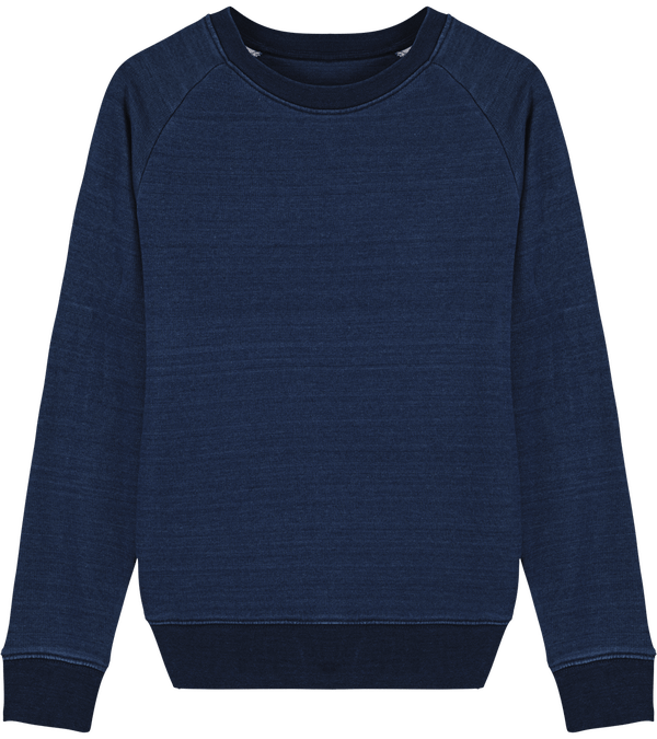 Sweat col rond femme stella tripster denim face Dark Washed Indigo