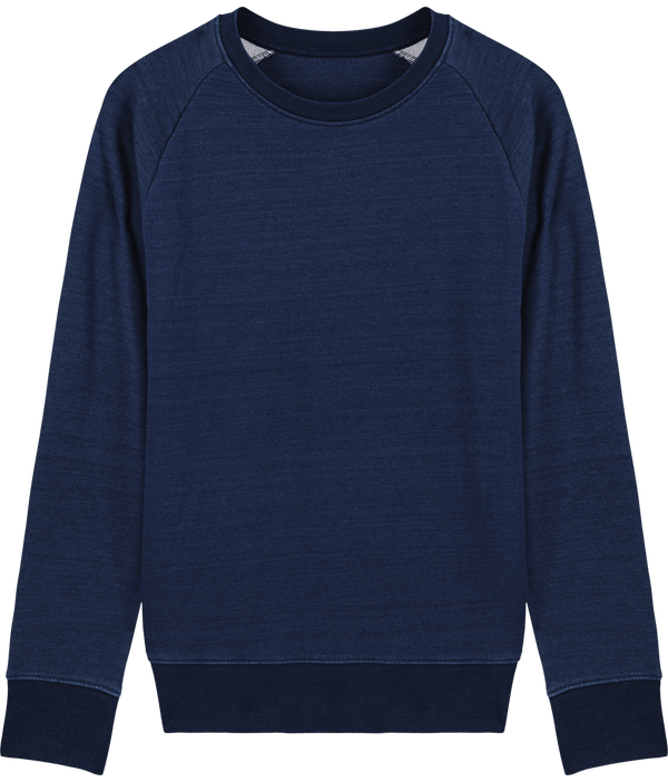 Sweat col rond homme stanley stroller denim face Dark Washed Indigo