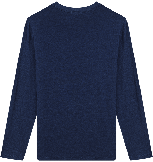 Tee shirt homme stanley shuffler denim dos Dark Washed Indigo