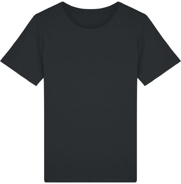 Tee shirt unisexe avec fente laterale stanley live face Black