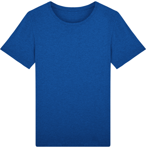 Tee shirt unisexe avec fente laterale stanley live face Mid Heather Royal Blue