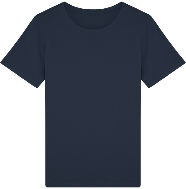 Tee shirt unisexe avec fente laterale stanley live face French Navy