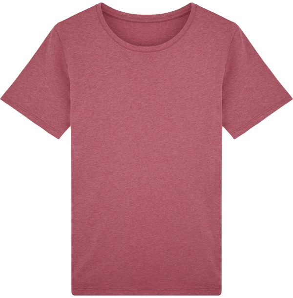 Tee shirt unisexe avec fente laterale stanley live face Heather Cranberry