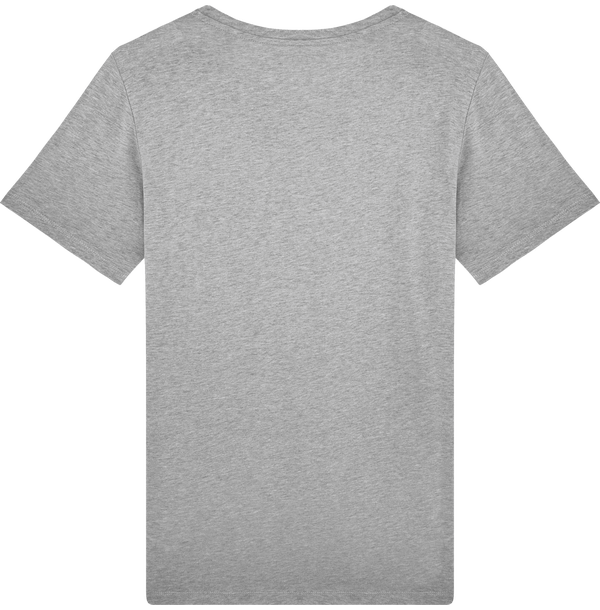 Tee shirt unisexe avec fente laterale stanley live dos Heather Grey