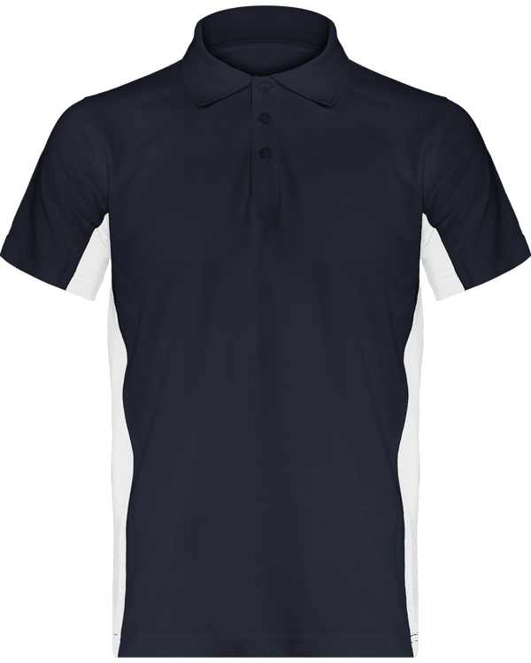 Polo Homme Bicolore | Impression Et Broderie Navy / White