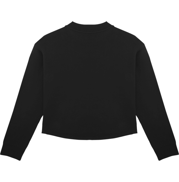 Sweat shirt court femme stella realizes dos Black